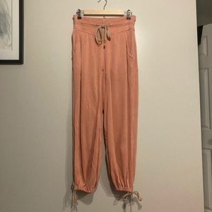 Free People Movement Velveteen Harem Pants Comfy S